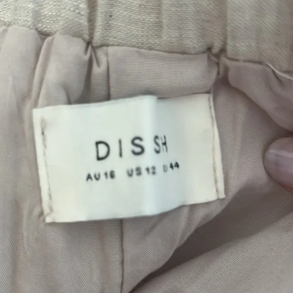 NWOT DISSH natural linen skirt - Picture 2 of 2